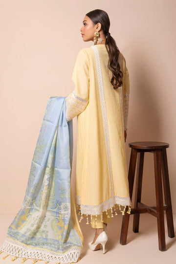 Bc22109 Yellow Khaadi Eid Collection 2022 Online Shopping